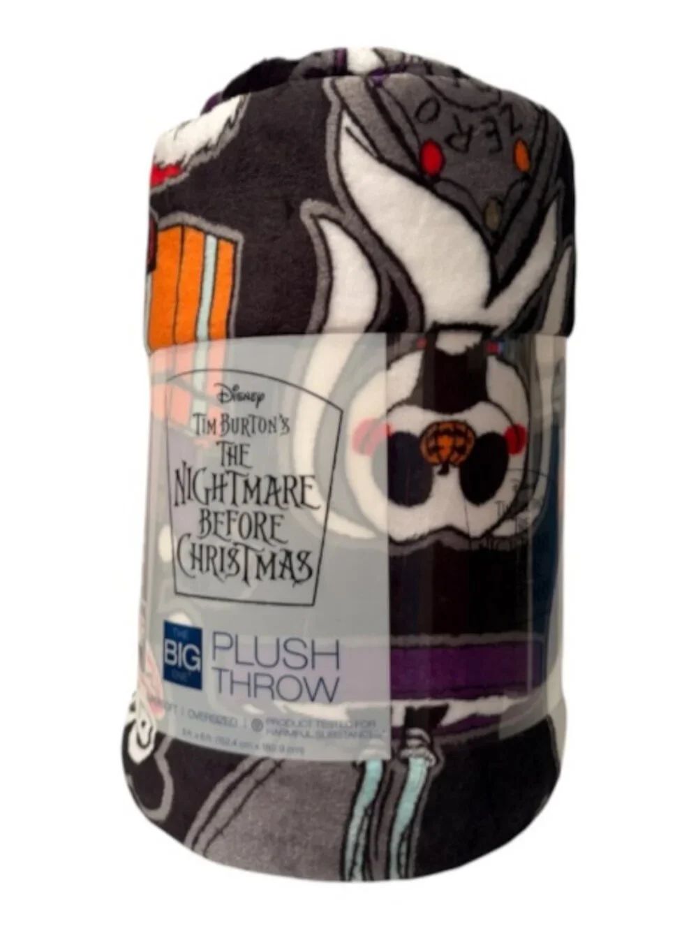 The Big One Nightmare Before Christmas Holiday Oversized Plush Throw 60